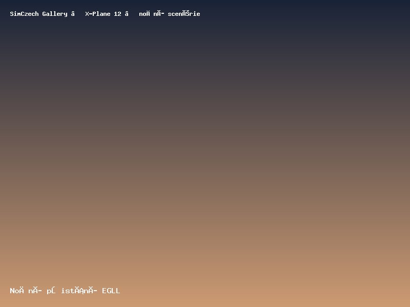 X-Plane 12 &mdash; nočn&iacute; scen&eacute;rie světov&yacute;ch leti&scaron;ť