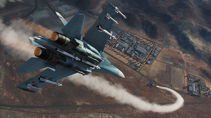 F-15C Eagle vs Su-27 Flanker
