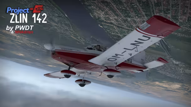PWDT & NHAdrian vydávají Zlin 142 pro X-Plane