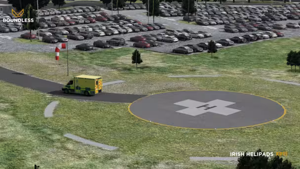 Irsk&eacute; helipady pro X-Plane 11