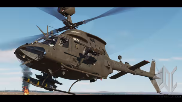 Polychop Simulations prolomil mlčen&iacute; o OH-58D