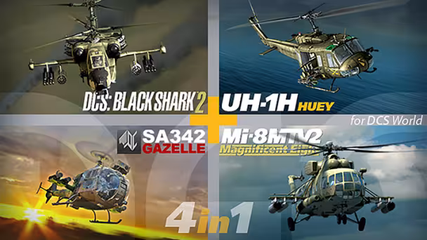 DCS 2.5.6. otevřen&aacute; beta, KA-50 nov&yacute; kokpit a bal&iacute;ček helikopt&eacute;r