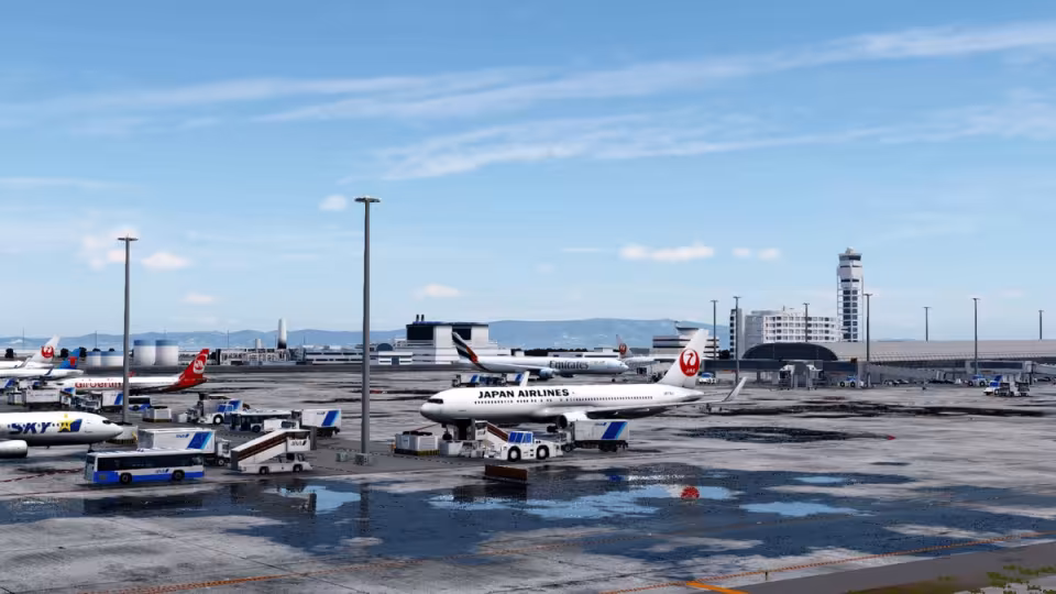DarkBlueScenery vydává mezinárodní letiště Kansai pro X-Plane 11 a 12