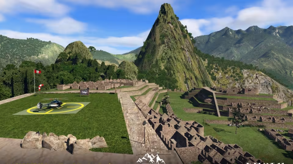 FRANK DAINESE A FABIO BELLINI OZNAMUJÍ MACHU PICCHU PRO X-PLANE