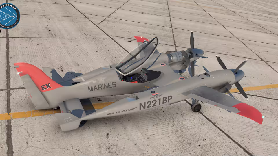 VSKYLABS vyd&aacute;vaj&iacute; Rutan Model-158 pro X-Plane