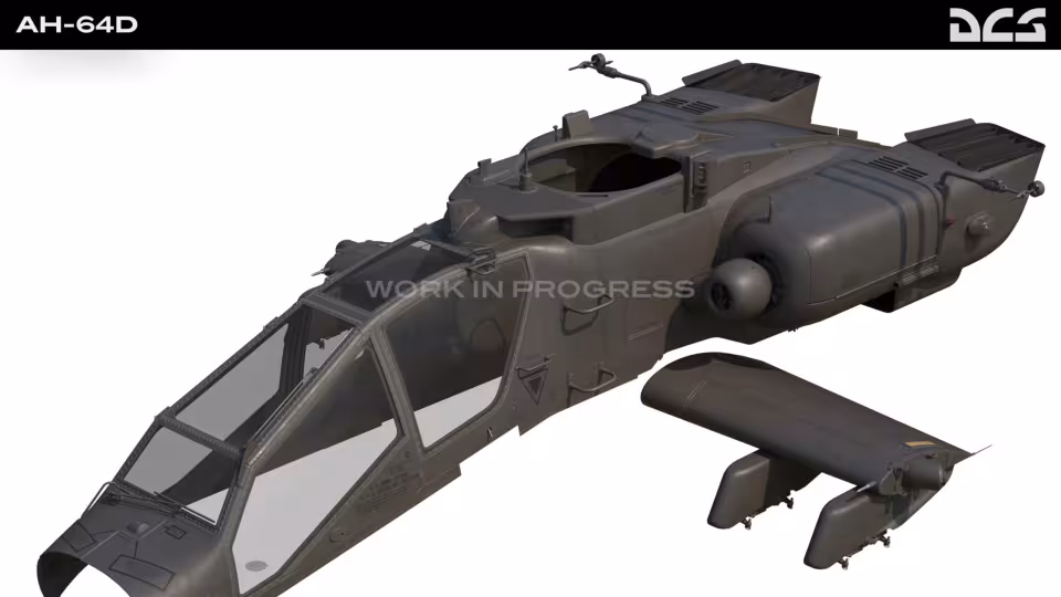 DCS: AH-64D zpr&aacute;vy z v&yacute;voj