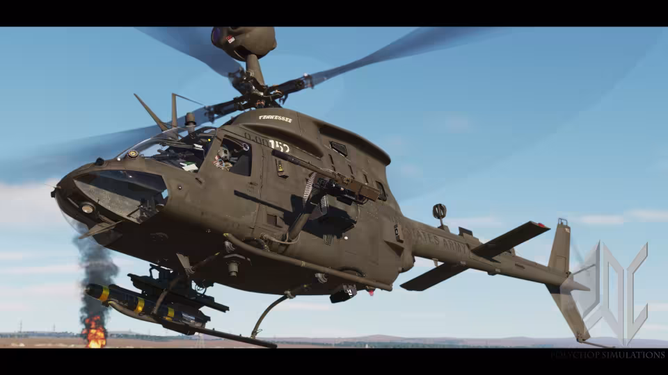 Polychop Simulations prolomil mlčen&iacute; o OH-58D