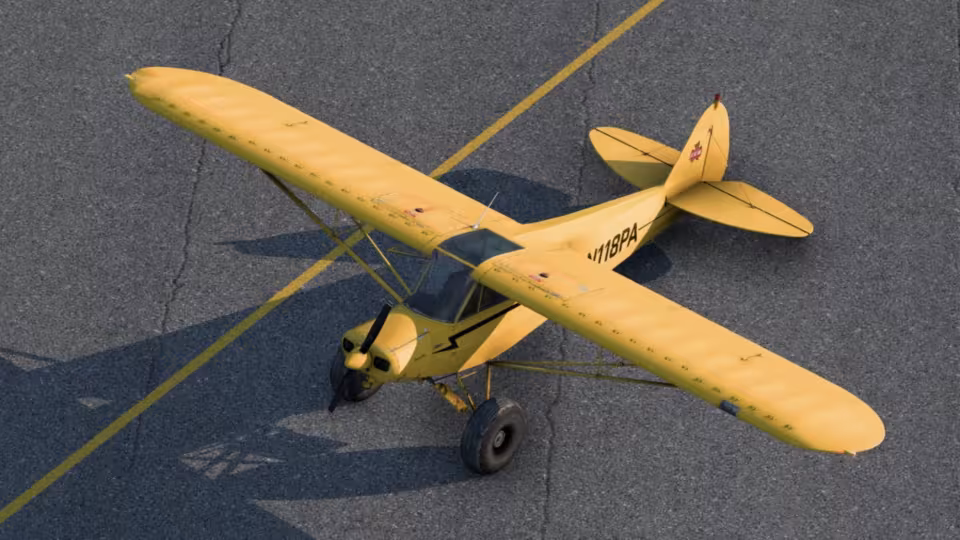 Nov&eacute; detaily z X-Plane 12, defaultn&iacute; letoun a leti&scaron;tě