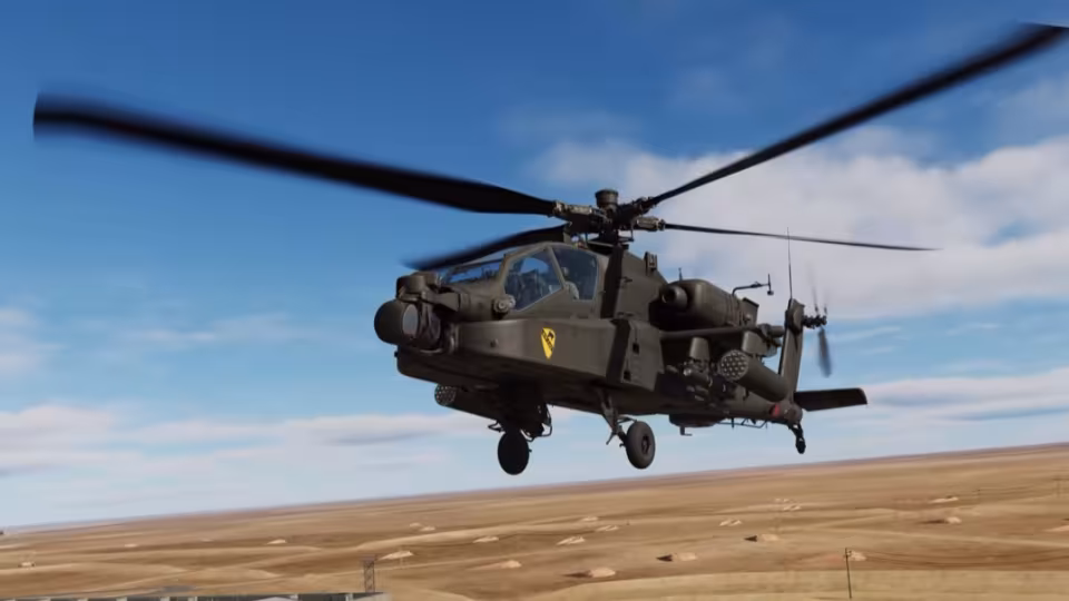 Nov&eacute; v&yacute;cvikov&eacute; video DCS: AH-64D