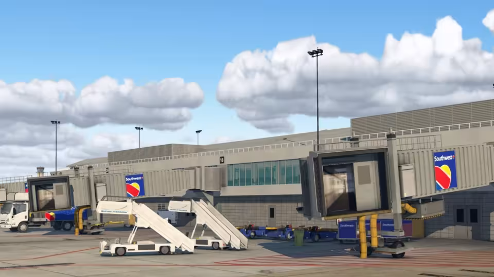 iniBuilds vyd&aacute;vaj&iacute; Buffalo Airport pro X-Plane 11