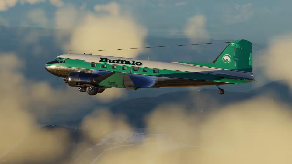 DC-3 v2 od Leading Edge Simulations vych&aacute;z&iacute; ve čtvrtek pro X-Plane 12