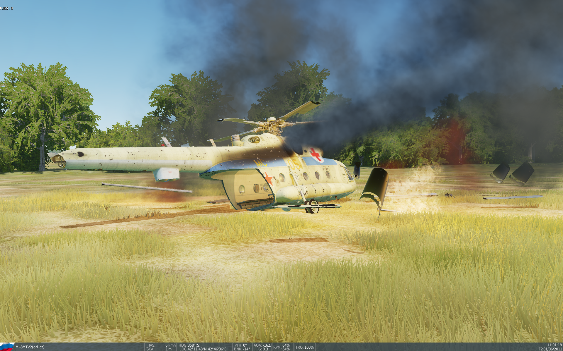 Při z&aacute;chraně jsem &scaron;kobrtl o sloup vysok&eacute;ho napět&iacute;. Zkuste tuto chybu zopakovat u X-Plane